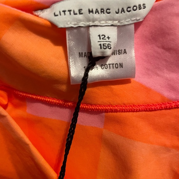 Little Marc Jacobs Girls Pink and Orange Dress Bold Bright 12 NWT - Picture 8 of 11